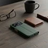 OEM atverčiamas dėklas iPhone 17 / 18 Split Book žalias ir auksinis