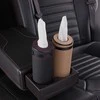 Oem Tube-shaped tissue dispenser juodos spalvos