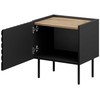 Cama Meble Naktinis Staliukas - Onda 50x40x54 Juodas