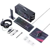 Onikuma TZ5008 5-in-1 Gaming Set: Keyboard + Mouse + Headset + Mouse Pad + Stand