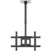 Laikiklis ONKRON Ceiling mount for TV 32"-80" max 68 kg, tilt-swivel, juodas