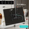 ONKRON Ceiling mount for TV 32"-80" max 68 kg, tilt-swivel, juodas