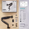 Laikiklis ONKRON G100-B monitorius mount / stand 81.3 cm (32") Desk Juodas