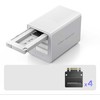„Orico 8848U4 DAS“ serijos 4 lizdų M.2 NVMe SSD diskų masyvas - Baltas