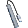 Orico AH-A13 USB-A šakotuvo prijungimo stotis 1x USB-A 3.0 + 3x USB-A 2.0 – pilka