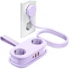 Orico AP3 20W GaN 5in1 maitinimo blokas 2x AC + 2x USB-A + 1x USB-C - Violetinė