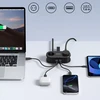 Orico AP3 20W GaN 5in1 maitinimo blokas 2x AC + 2x USB-A + 1x USB-C - Juodas