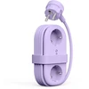 Orico AP3 65W GaN 6in1 maitinimo blokas 2x AC + 2x USB-A + 2x USB-C - Violetinė