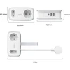 Orico AP3 65W GaN 6in1 Power Strip 2x AC + 2x USB-A + 2x USB-C - Baltas