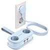 Orico AP3 65W GaN 6in1 Power Strip 2x AC + 2x USB-A + 2x USB-C - Mėlyna