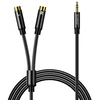 Orico AXRF audio cable mini jack 3.5 mm to 2x RCA female 5 m - juodas