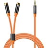 Orico AXRF audio cable mini jack 3.5 mm to 2x RCA female 3 m - oranžinis