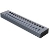 Orico BT2U3-16AB Hub 16x USB-A 3.0 su jungikliais - pilka