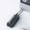 Orico CT2U3-13AB 13x USB-A 3.0 šakotuvas su jungikliais – juodas