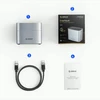 Orico EV8 AA Lithium Baterija Charger with Storage Function - Sidabrinis