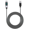Orico LDC2C USB-C - USB-C PD 100W kabelis su LED Ekranas 480 Mbps 3 m - Juodas
