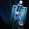 Orico LDC2L USB-C į Lightning PD 29W laidas su LED ekranu 480Mbps 2m - Juodas
