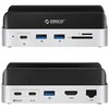 „Orico MiniDock 10-in-1“ prijungimo stotelė su SSD kietojo disko lizdu – „Sidabrinis“