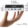 „Orico MiniDock 10-in-1“ prijungimo stotelė su SSD kietojo disko lizdu – „Sidabrinis“