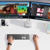 „Orico MiniLink 9-in-1“ prijungimo stotelė su M.2 SSD kietojo disko lizdu – „Sidabrinis“