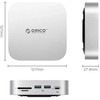 „Orico MiniLink 9-in-1“ prijungimo stotelė – „Sidabrinis“