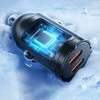 Orico MiniRing 30W 2x USB-C automobilio įkroviklis - Juodas