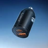 Orico MiniRing 30W USB-A + USB-C Car Charger - Juodas