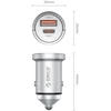 Orico MiniRing Pro 45W USB-A + USB-C Car Charger - Sidabrinis