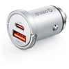 Orico MiniRing Pro 45W USB-A + USB-C Car Charger - Sidabrinis