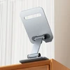 Orico PS2 foldable phone stand, 360° rotating - sidabrinis