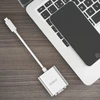 Orico PTAV USB-C - VGA adapter and 3.5 mm Full HD mini jack 0.15 m - sidabrinis