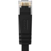 Orico PUG-C6B CAT6 1000Mbps RJ45 Ethernet Network Cable, Flat LAN, 10m, Juodas