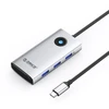 Orico PW11 6in1 USB-C Docking Station 3x USB-A 3.0 1x USB-C 3.0 1x USB-C PD 100 W 1x HDMI 4K 30Hz - Sidabrinis
