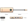 Orico PW11 8in1 USB-C Docking Station 2x USB-A 3.0 1x USB-C PD 100W 1x HDMI 4K 60Hz 1x Micro SD/SD 1x RJ45 Gigabit Ethernet 1x Audio 3.5mm - Rose Gold