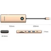 Orico PW11 9in1 USB-C Docking Station 2x USB-A 3.0 1x USB-C 3.0 1x USB-C PD 100 1x HDMI 4K 60Hz 1x Micro SD/SD 1x RJ45 2.5G Ethernet 1x Audio 3.5mm - Rose Gold