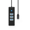 Orico PW3UR25-C3 USB Hub 4-Port 3x USB-A 3.0 1x RJ45 2.5G Ethernet 1.8m - Juodas