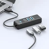 Orico PWC2U-U3 3-port USB hub 2x USB-A 3.0 1x USB-C 3.0 1 m - juodas