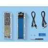 Kieszeń dyskowa Orico TCM2-C3 M.2 NVME na USB-C 10Gb/s - mėlyna