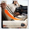 Orico Twin Reach 45W USB-A + USB-C Car Charger with Two Retractable USB-C Cables - Juodas