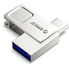 Orico U301 32GB USB-A USB-C USB 3.2 Gen 1 USB atmintinė – Sidabrinis