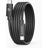 Kabelis Orico USB4 kompatybilny su Thunderbolt 5 80Gbps 240W USB-C do USB-C 1,5m - juoda