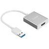Orico UTH USB-A 3.0 to HDMI adapter - sidabrinis