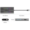 Orico XCR 12in1 RGB USB-C Docking Station 3x USB-A USB-C PD 100W HDMI 4K VGA RJ45 Gigabit SD and Micro SD Card Reader - Gray