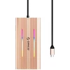 Orico XDR 12in1 RGB USB-C Docking Station USB-A USB-C PD 100W 2x HDMI 4K 60Hz VGA RJ45 Gigabit SD and Micro SD Card Reader - Rose Gold