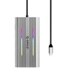 Orico XDR 12in1 RGB USB-C Docking Station USB-A USB-C PD 100W 2x HDMI 4K 60Hz VGA RJ45 Gigabit SD and Micro SD Card Reader - Gray