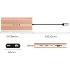 Orico XDR 12in1 USB-C Docking Station USB-A USB-C 2x HDMI 4K 60Hz DisplayPort 4K 60Hz RJ45 Gigabit PD 100W SD and Micro SD Card Reader - Rose Gold