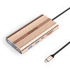 Orico XDR 12in1 USB-C Docking Station USB-A USB-C 2x HDMI 4K 60Hz DisplayPort 4K 60Hz RJ45 Gigabit PD 100W SD and Micro SD Card Reader - Rose Gold