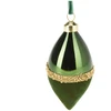 ORNAMENT GLASS 8CM Žalias VELVET