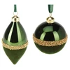 ORNAMENT GLASS 8CM Žalias VELVET