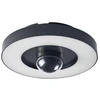 Osram 22W LED paviršinis lauko šviestuvas SMART+, tamsiai pilkas, 3000K, dimeriuojamas, su judesio davikliu ir kamera, IP44